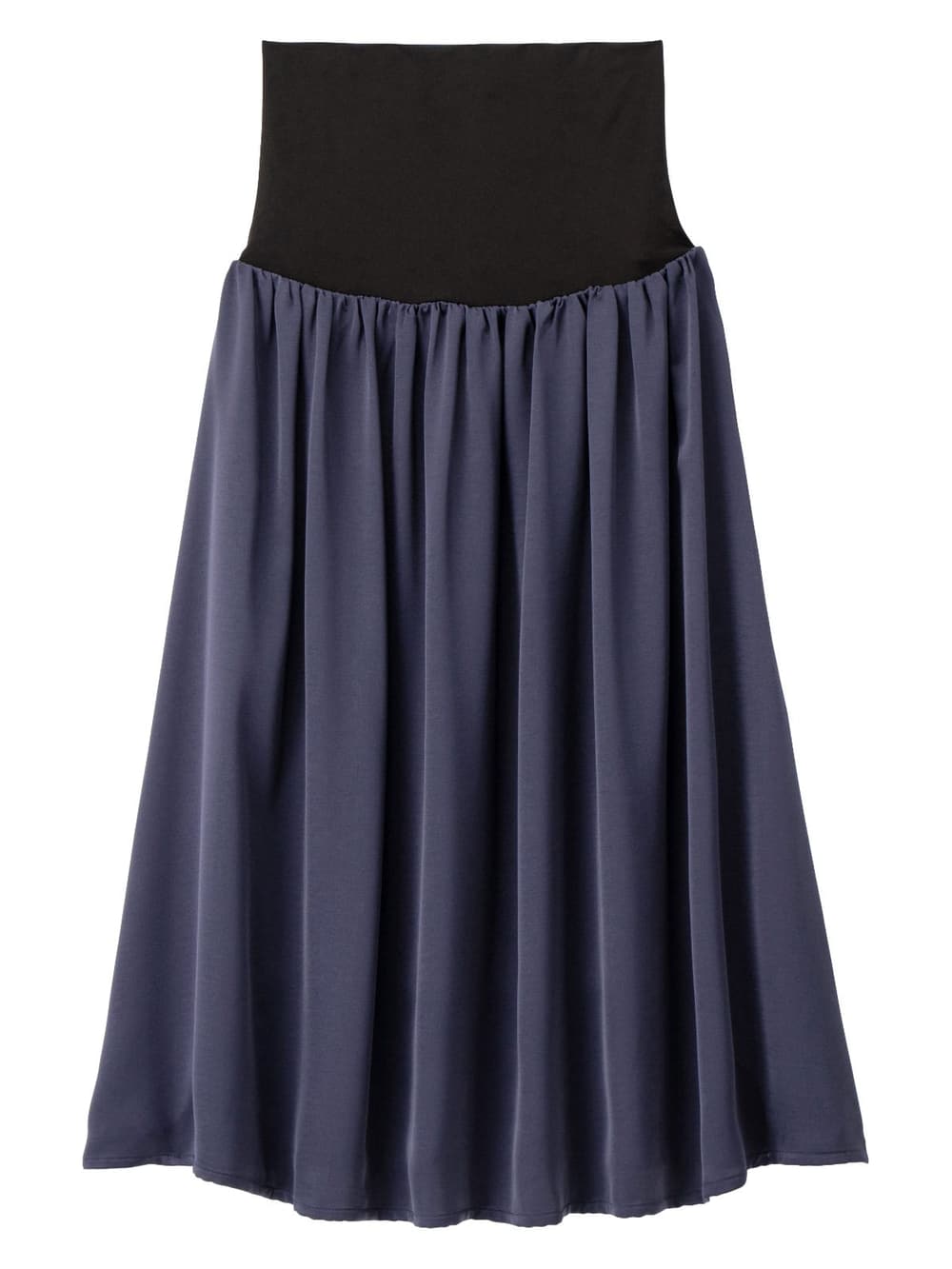 マタニティ ワンピース|【セット】もっちりケーブルボトルニット＆ロングスカートセット　マタニティ・授乳服|杢グレー