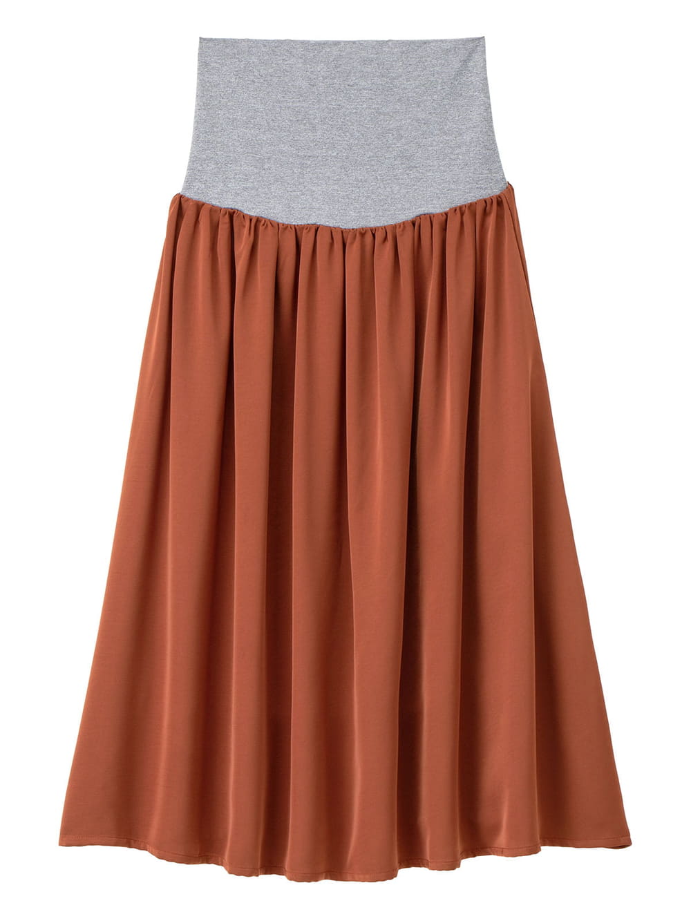 マタニティ ワンピース|【セット】もっちりケーブルボトルニット＆ロングスカートセット　マタニティ・授乳服|アイボリー