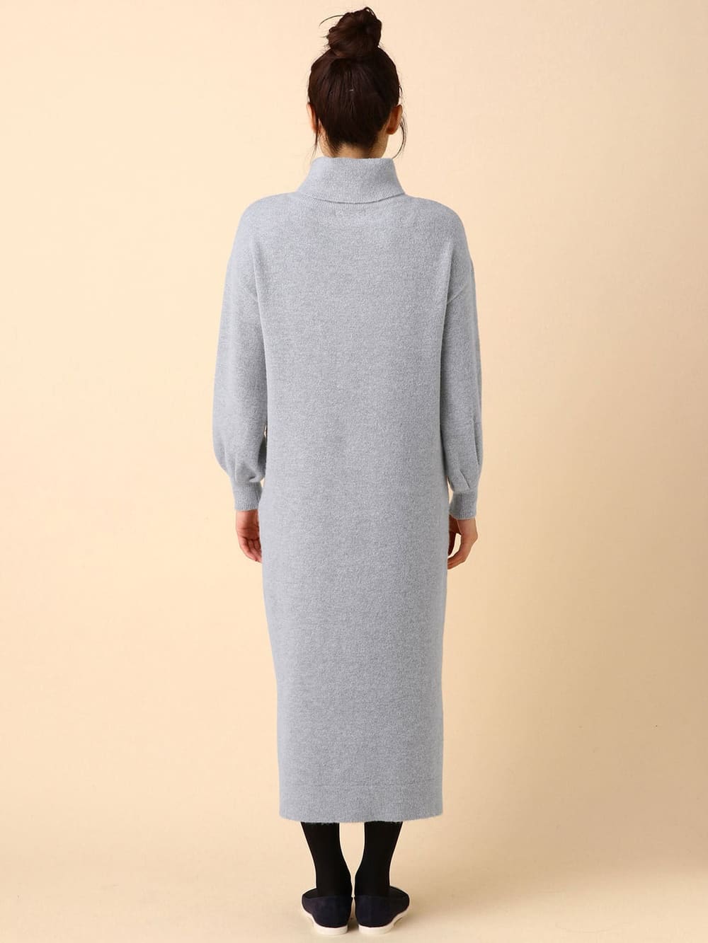 マタニティ ワンピース 授乳口付 もっちりニットタートルネックワンピース マタニティウェア 授乳服通販 エンジェリーベ 公式