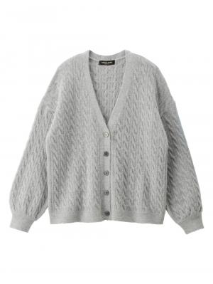 もっちりケーブルニットカーディガン　マタニティ・授乳服 29500