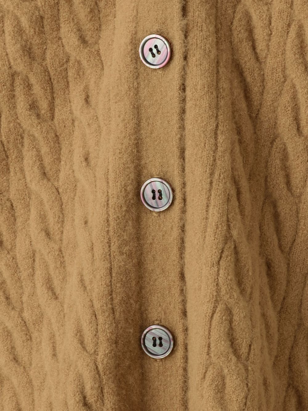 アウトレット|もっちりケーブルニットカーディガン マタニティ・授乳服