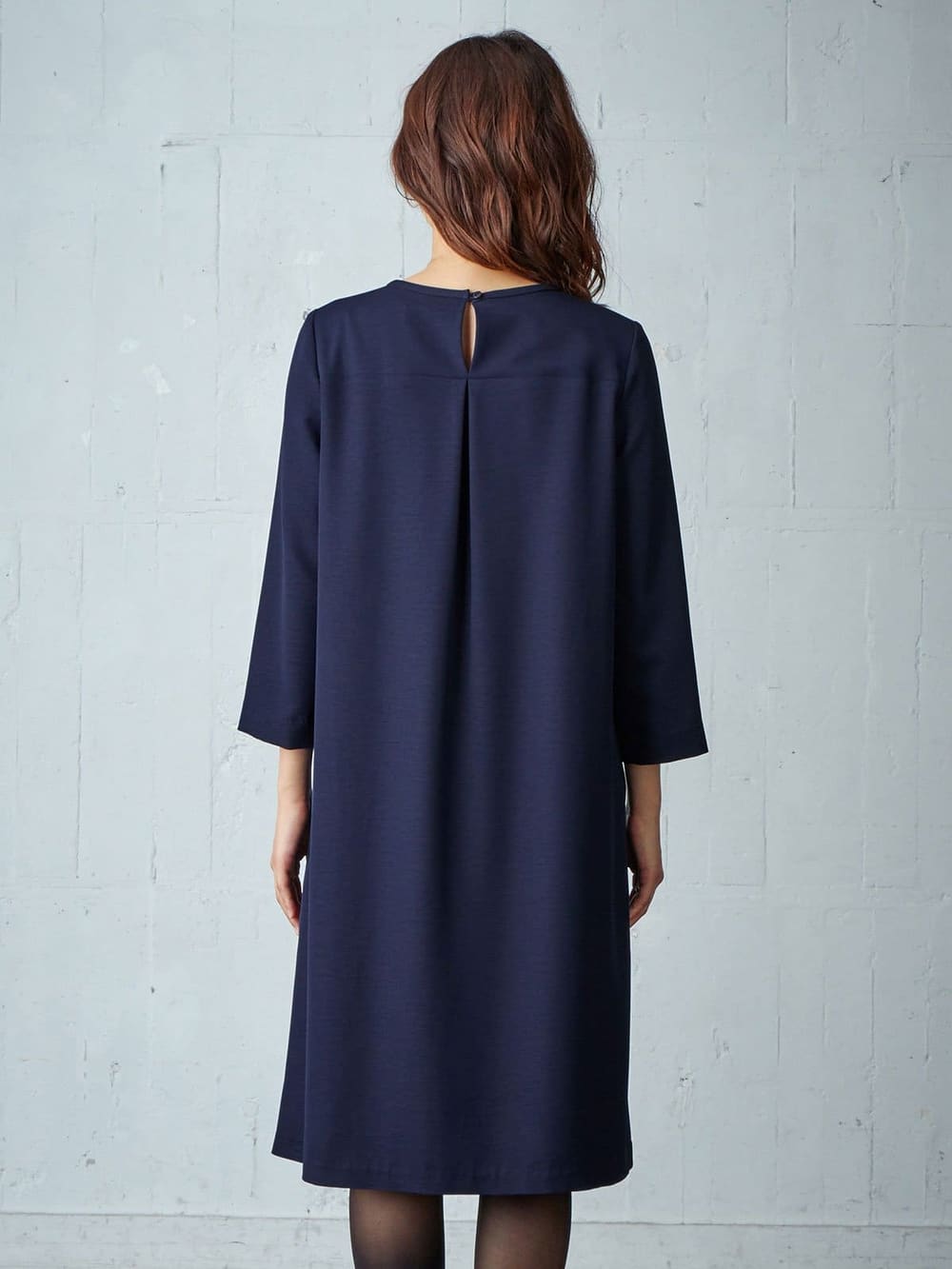 マタニティ ワンピース|フロントタックナチュラルフレアーワンピース マタニティ・授乳服【出産後も長く使える】