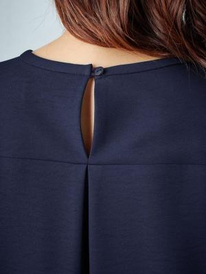 マタニティ ワンピース|フロントタックナチュラルフレアーワンピース マタニティ・授乳服【出産後も長く使える】