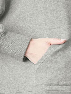 アウトレット|裏起毛BIGスウェットパーカ　マタニティ・授乳服【出産後も長く使える】