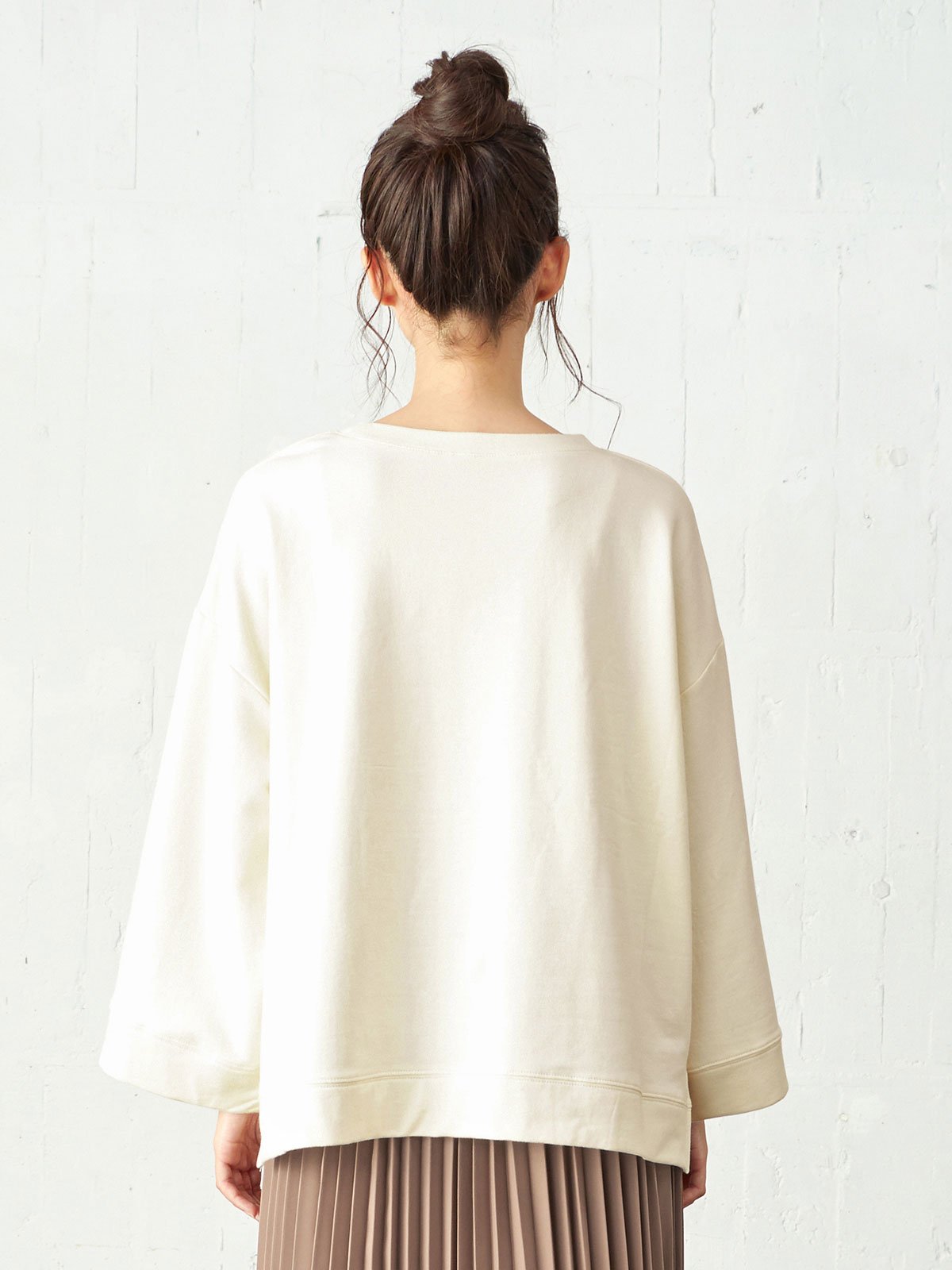 マタニティ トップス|マタニティ ワイドスリーブ トップス  あったか裏起毛 ワンマイル 部屋着　マタニティ・授乳服【出産後も長く使える】