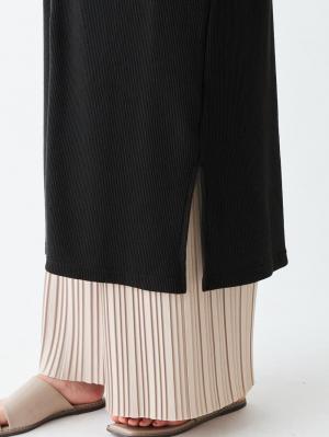 マタニティ ワンピース|ain(アイン)ワッフル前後2WAYワンピース マタニティ・授乳服【出産後も長く使える】