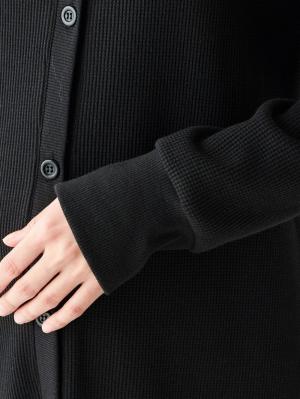 マタニティ ワンピース|ain(アイン)ワッフル前後2WAYワンピース マタニティ・授乳服【出産後も長く使える】