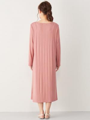 マタニティ ワンピース|ain(アイン)ランダムリブフレアワンピース マタニティ・授乳服【出産後も長く使える】