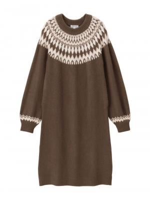 フェアアイルワンピース　マタニティ・授乳服 29522