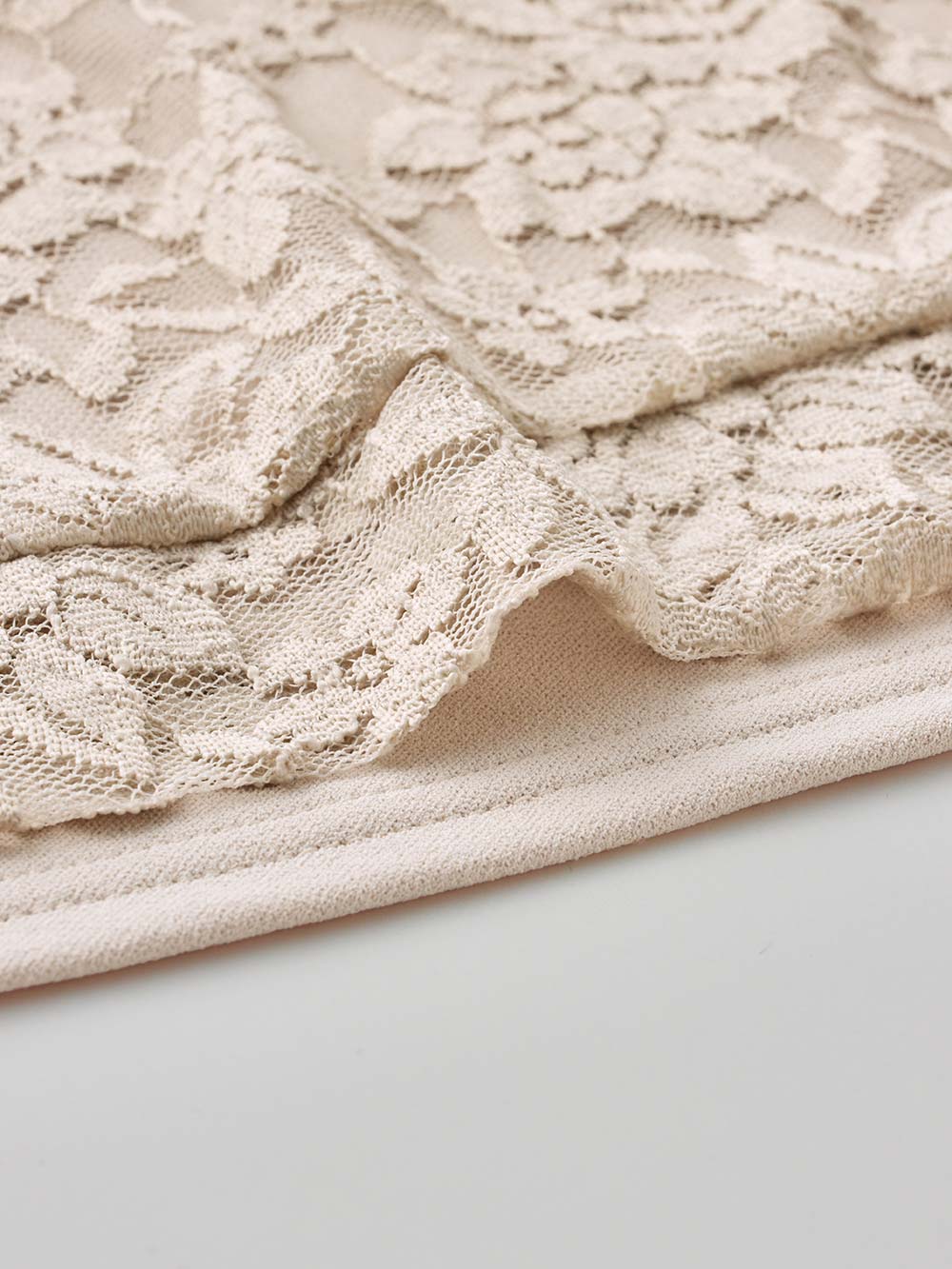 マタニティ ワンピース|LOVE MIC（ラブミック）レース×強撚スムースフレアーワンピース　マタニティ・授乳服【出産後も長く使える】