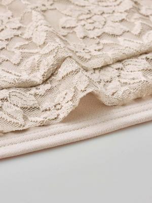 マタニティ ワンピース|LOVE MIC（ラブミック）レース×強撚スムースフレアーワンピース　マタニティ・授乳服【出産後も長く使える】