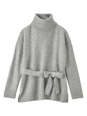 マタニティ トップス|Vicente for mom（ヴィセンテフォーマム）タートルニットトップス　マタニティ・授乳服|グレー