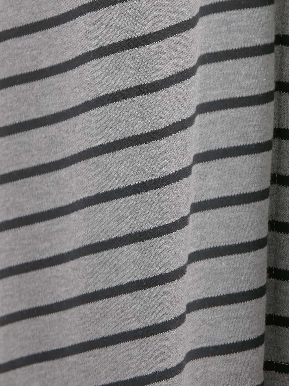 マタニティ パジャマ・ルームウェア|mutti ei（ムッティアイ）【授乳口付】スムースボーダーパジャマ|グレー