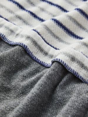 マタニティ パジャマ・ルームウェア|mutti ei（ムッティアイ）【授乳口付】【セット】ミニ裏毛ボーダー×無地パジャマ