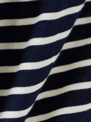 マタニティ パジャマ・ルームウェア|mutti ei（ムッティアイ）【授乳口付】天竺ボーダー2WAYパジャマ|ネイビー