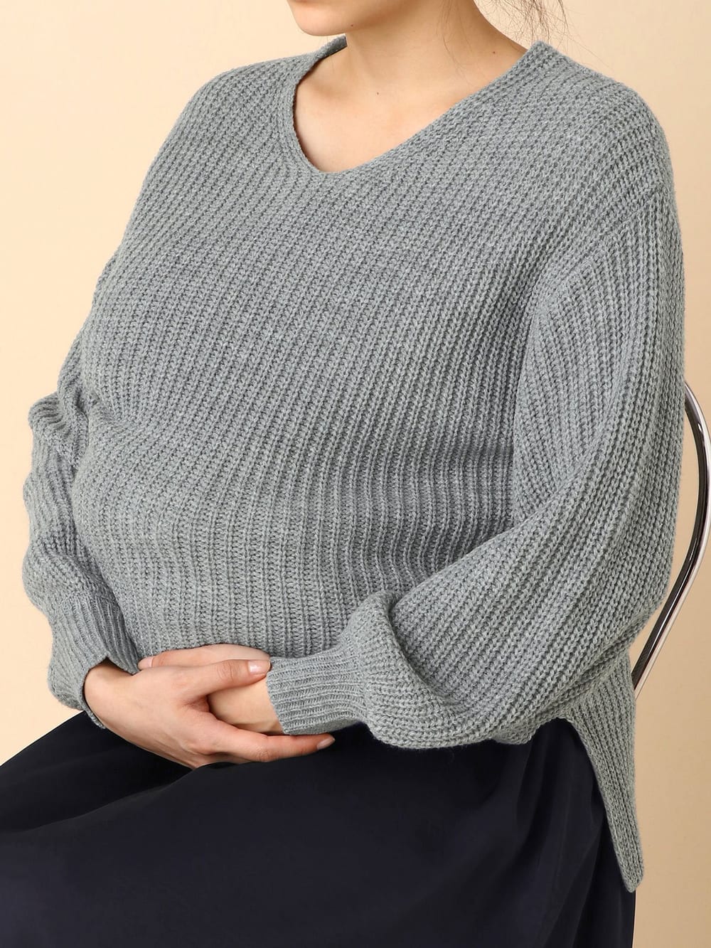 マタニティ wom ANGELIEBE マタニティ パンツ W アジャスター付き
