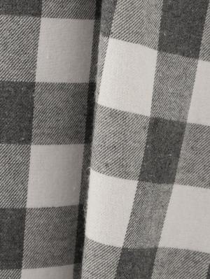 マタニティ パジャマ・ルームウェア|【授乳口付】ブロックチェックネルネグリジェ