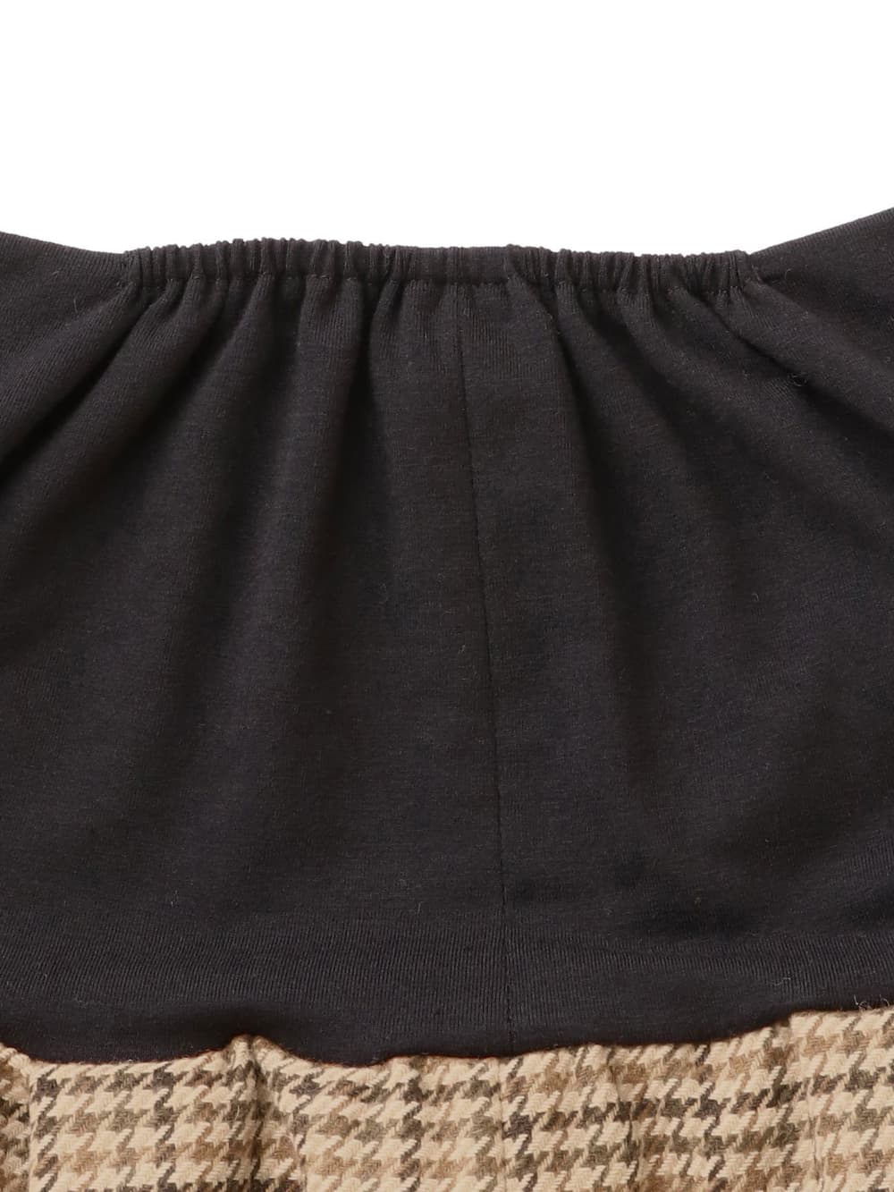 マタニティ スカート|【産前産後対応】チェック膝丈スカート【出産後も長く使える】