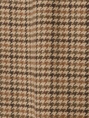 マタニティ スカート|【産前産後対応】チェック膝丈スカート【出産後も長く使える】