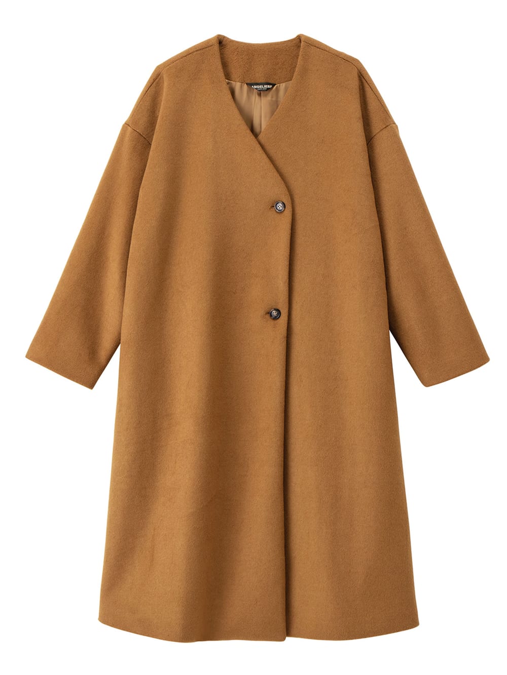 産前産後対応 ママコートにもなるノーカラーコート マタニティウェア 授乳服通販 エンジェリーベ 公式 産前産後対応 ママコートにもなるノーカラーコート マタニティウェア 授乳服通販 エンジェリーベ 公式