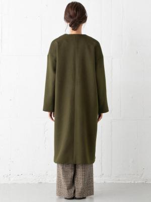 マタニティ アウター（コート）・ママコート|【産前産後対応】ママコートにもなるノーカラーコート