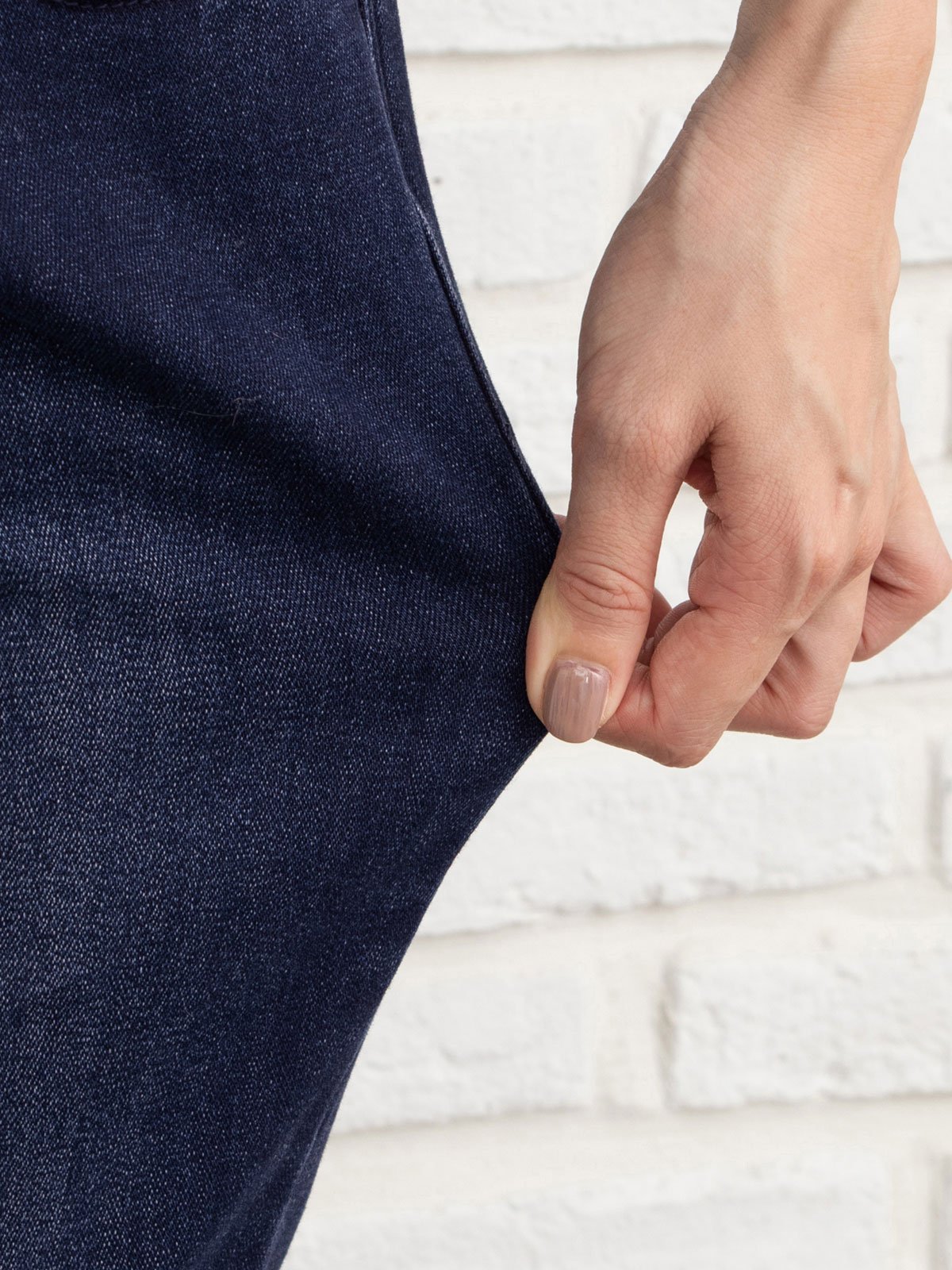 マタニティ パンツ|【産前産後対応】【あったか】裏起毛デニムスキニーパンツ（裏フェルトタッチ ）【出産後も長く使える】