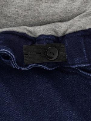 マタニティ パンツ|【産前産後対応】【あったか】裏起毛デニムスキニーパンツ（裏フェルトタッチ ）【出産後も長く使える】