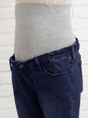 マタニティ パンツ|【産前産後対応】【あったか】裏起毛デニムスキニーパンツ（裏フェルトタッチ ）【出産後も長く使える】