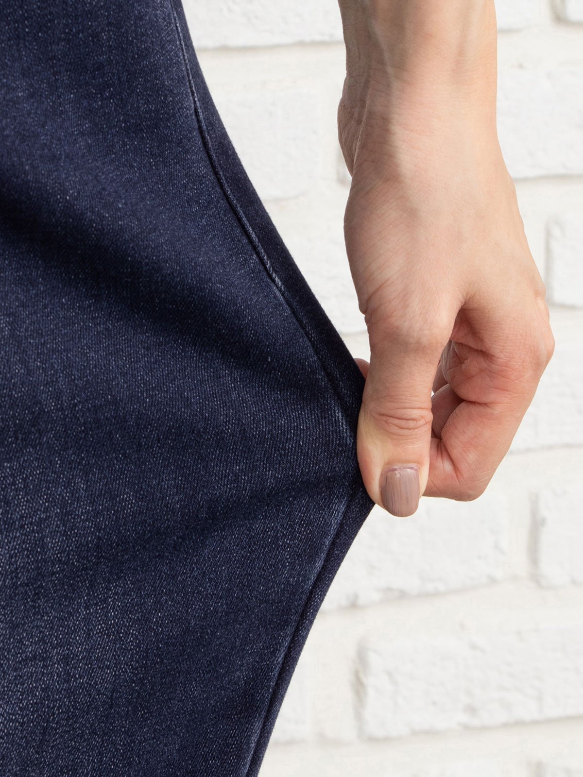 マタニティ パンツ|【産前産後対応】【あったか】裏フェルトタッチデニムテーパードパンツ【出産後も長く使える】