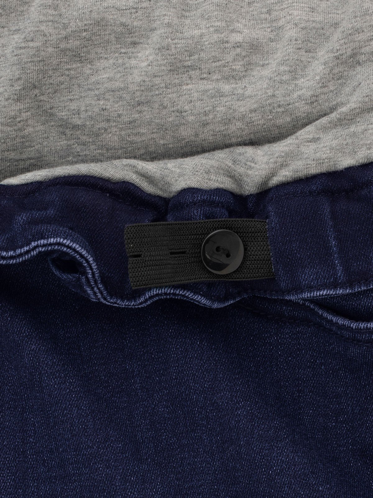 マタニティ パンツ|【産前産後対応】【あったか】裏フェルトタッチデニムテーパードパンツ【出産後も長く使える】