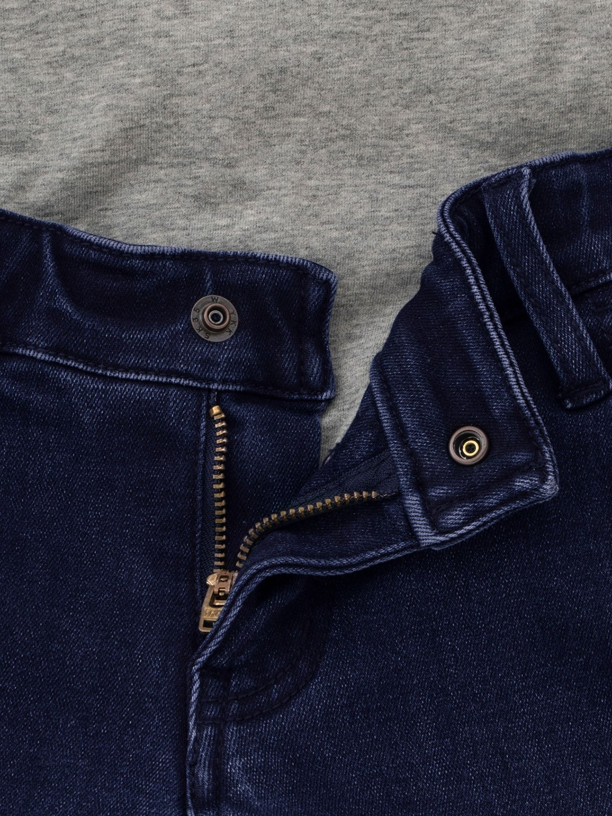 マタニティ パンツ|【産前産後対応】【あったか】裏フェルトタッチデニムテーパードパンツ【出産後も長く使える】