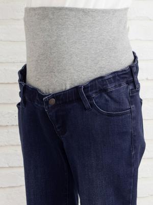 マタニティ パンツ|【産前産後対応】【あったか】裏フェルトタッチデニムテーパードパンツ【出産後も長く使える】