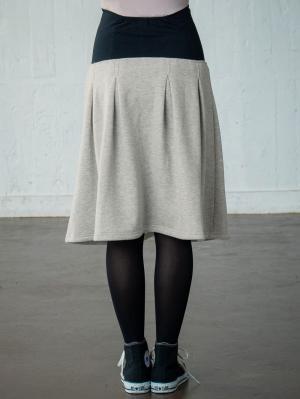 マタニティ スカート|【産前産後対応】【極暖】裏シャギーあったかタックスカート【出産後も長く使える】
