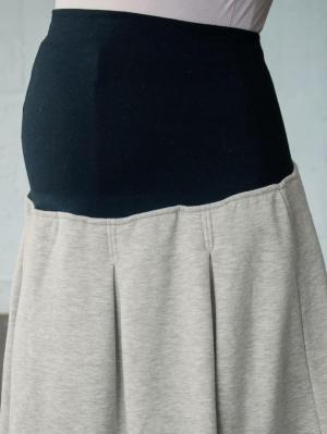 マタニティ スカート|【産前産後対応】【極暖】裏シャギーあったかタックスカート【出産後も長く使える】