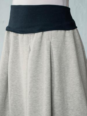 マタニティ スカート|【産前産後対応】【極暖】裏シャギーあったかタックスカート【出産後も長く使える】