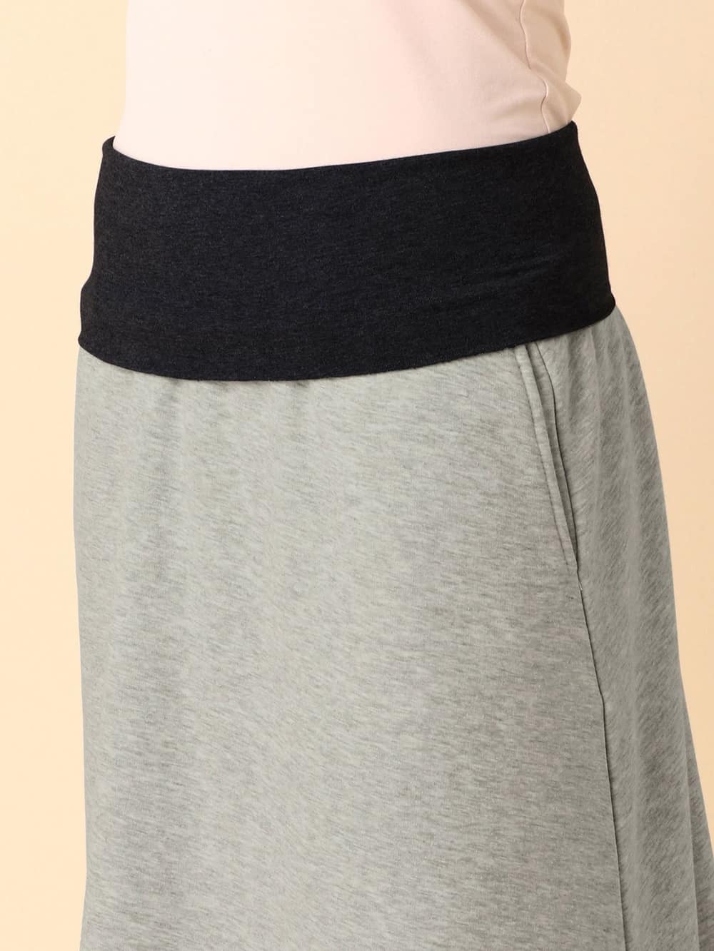 マタニティ スカート|【産前産後対応】【極暖】【2丈展開】裏シャギーあったかフレアスカート【出産後も長く使える】