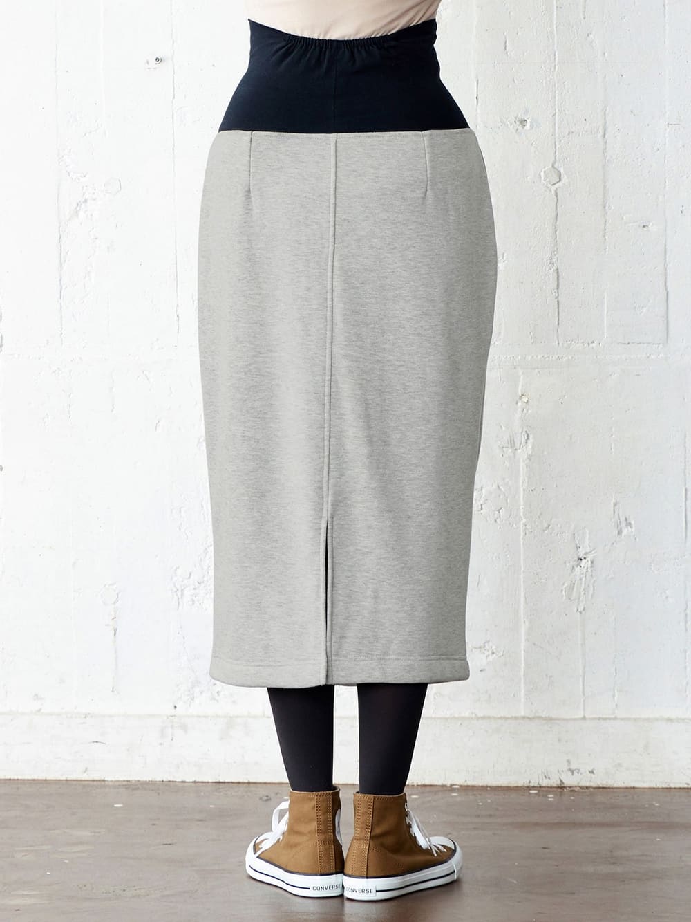 マタニティ スカート|【産前産後対応】【極暖】裏シャギーあったかタイトスカート【出産後も長く使える】