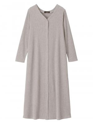 【2WAY】【親子コーデ可】サーマル前後2WAYロングカーディガンワンピース　マタニティ・授乳服【出産後も長く使える】 29597