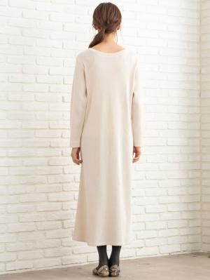 マタニティ ワンピース|【2WAY】【親子コーデ可】サーマル前後2WAYロングカーディガンワンピース　マタニティ・授乳服【出産後も長く使える】