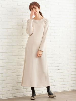 マタニティ ワンピース|【2WAY】【親子コーデ可】サーマル前後2WAYロングカーディガンワンピース　マタニティ・授乳服【出産後も長く使える】