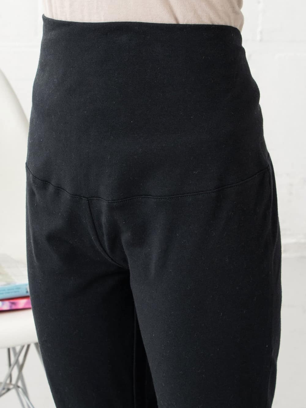 マタニティ パジャマ・ルームウェア|【セット】ミニ裏毛裏起毛切替ワンピ＆産後も使えるレギンスパジャマ　マタニティ・授乳パジャマ