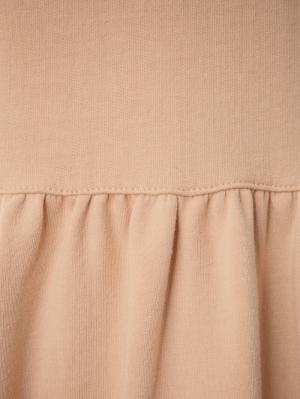 マタニティ パジャマ・ルームウェア|【授乳しやすい】【あったか】【産前産後】ミニ裏毛裏起毛リボンポケットワンピ＆レギンスセットパジャマ