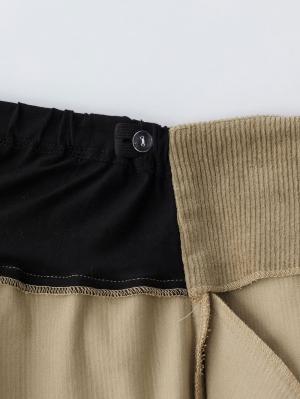 アウトレット|【産前産後対応】コーデュロイワイドパンツ【出産後も長く使える】