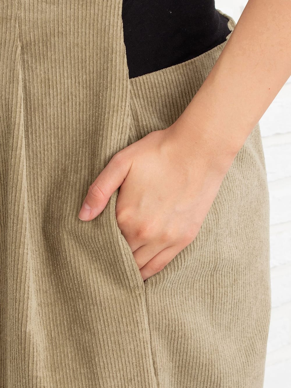 アウトレット|【産前産後対応】コーデュロイワイドパンツ【出産後も長く使える】