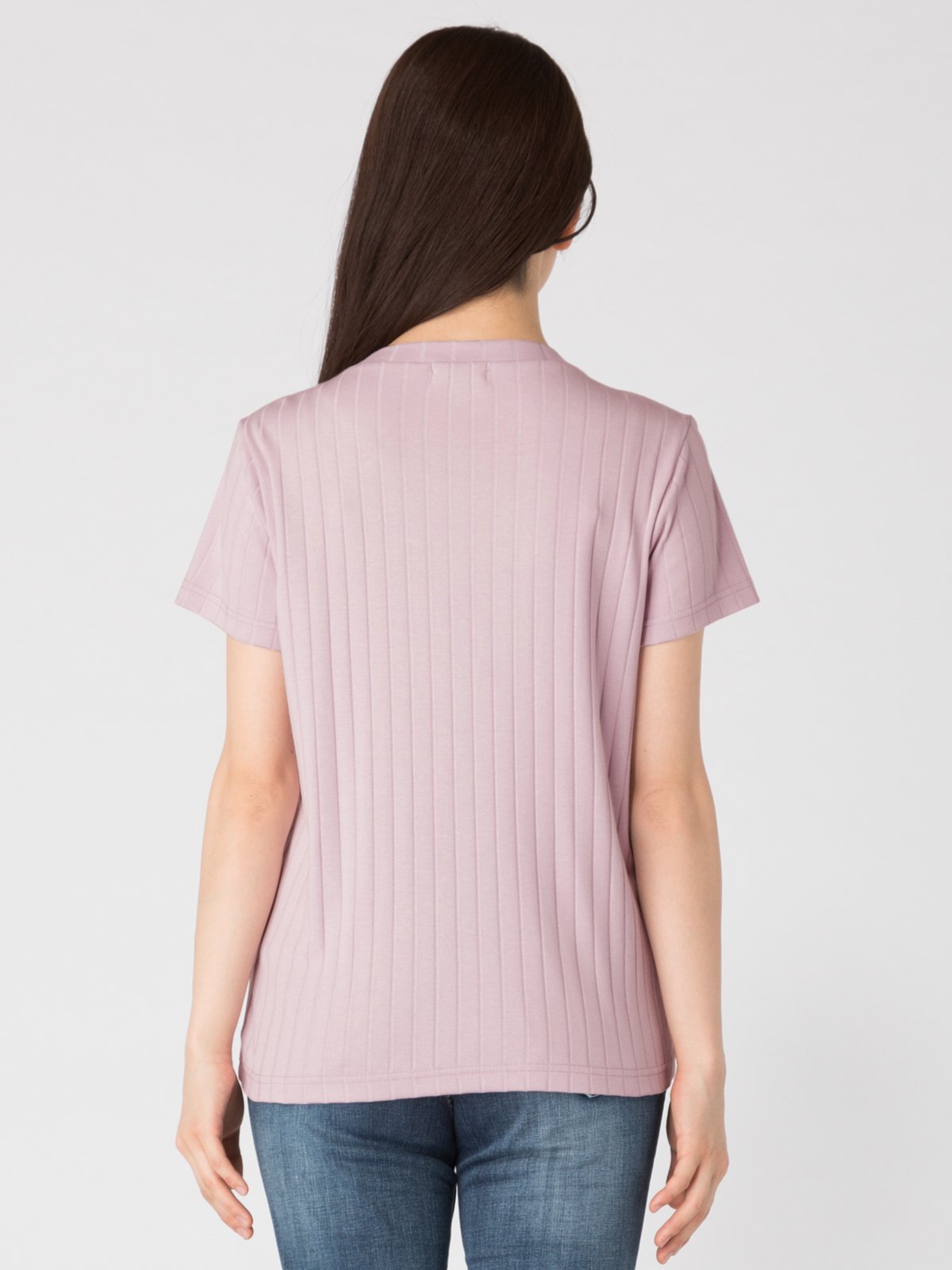 マタニティ トップス|ain（アイン）【汗染み防止加工】半袖ワイドリブTシャツ　マタニティ・授乳服【出産後も長く使える】