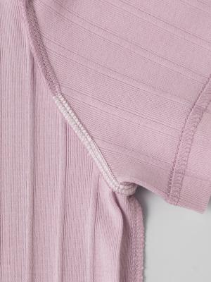 マタニティ トップス|ain（アイン）【汗染み防止加工】半袖ワイドリブTシャツ　マタニティ・授乳服【出産後も長く使える】