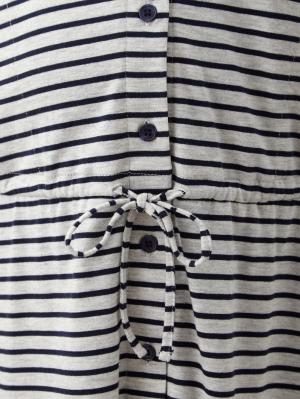 マタニティ パジャマ・ルームウェア|mutti ei（ムッティアイ）【授乳口付】天竺ボーダー半袖パジャマ