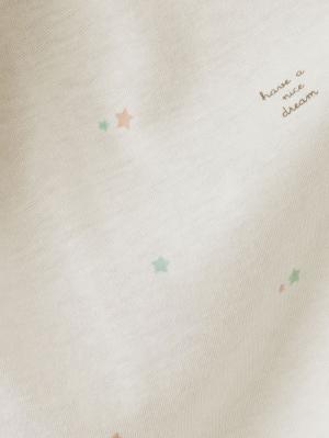 マタニティ パジャマ・ルームウェア|mutti ei(ムッティアイ)【授乳口付】天竺星×ロゴ半袖パジャマ