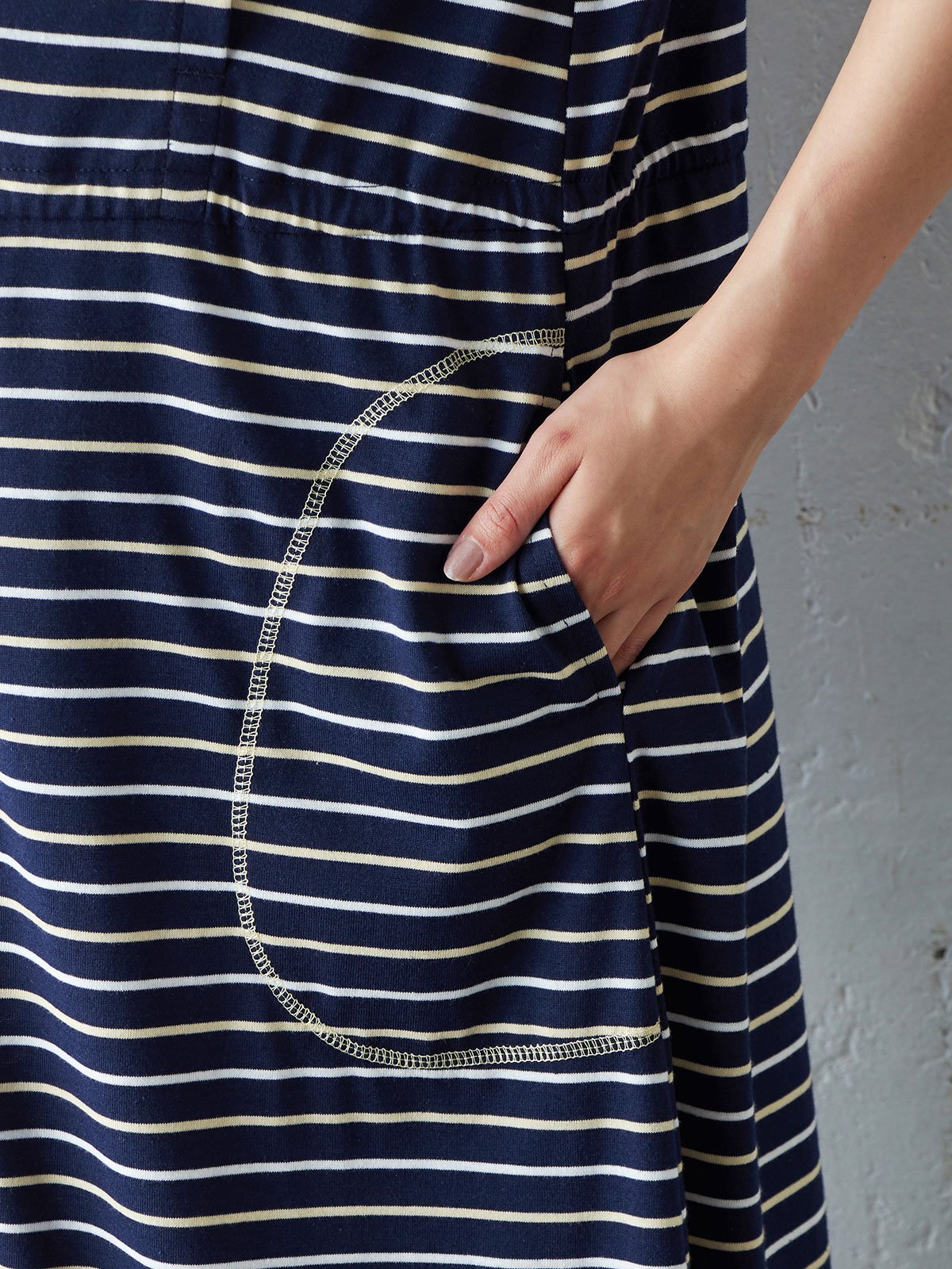 マタニティ パジャマ・ルームウェア|mutti ei（ムッティアイ）【授乳口付】天竺マルチボーダー2WAY半袖パジャマ