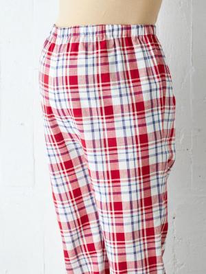 マタニティ パジャマ・ルームウェア|mutti ei(ムッティアイ)【授乳しやすい】平織り先染めチェックパジャマ